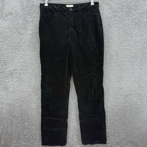 French Dressing‎ Jeans 10 Black Velvet Bareback Natural Fit Pants Style 636081W